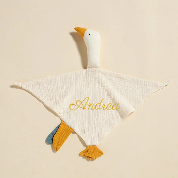Personalized Swan Cotton Blanket