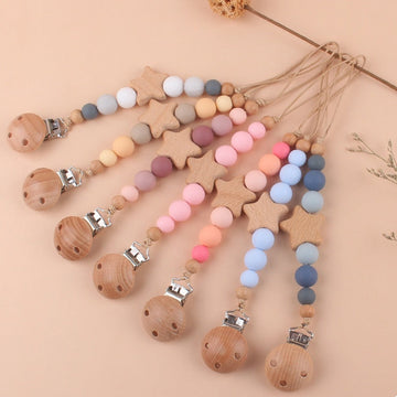 Personalized Wooden Pacifier Holder