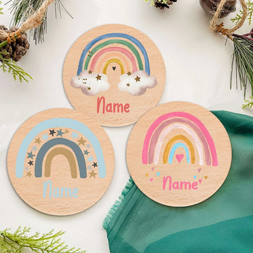 Personalized Rainbow Baby Name Sign