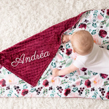 Personalized Fleece Swaddle Blanket